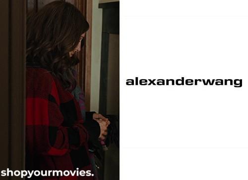Sex and The City: Carrie’s Red/Black Checkered Coat