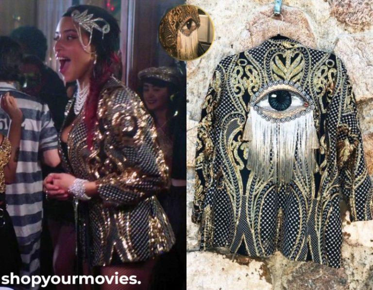 After We Collided: Steph’s Black and Gold Mystic Eye Caftan