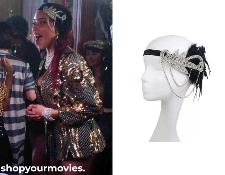 After We Collided: Steph’s Black/White Feather Headdress