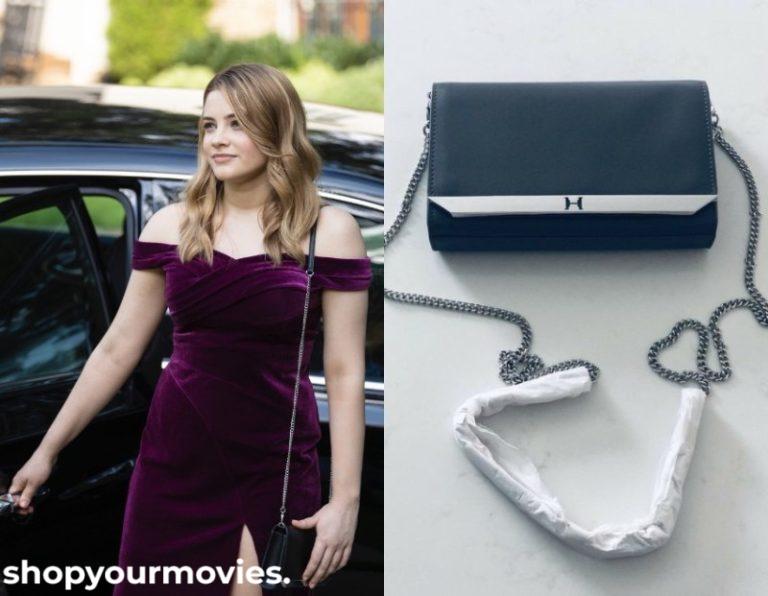 After We Collided: Tessa’s Black Leather Shoulder Bag