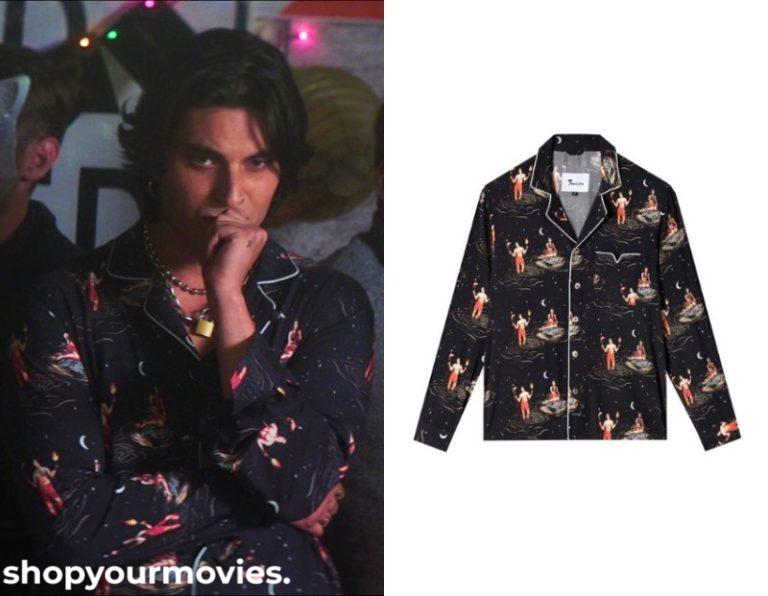 After We Collided: Zed’s Long-Sleeve Printed Shirt