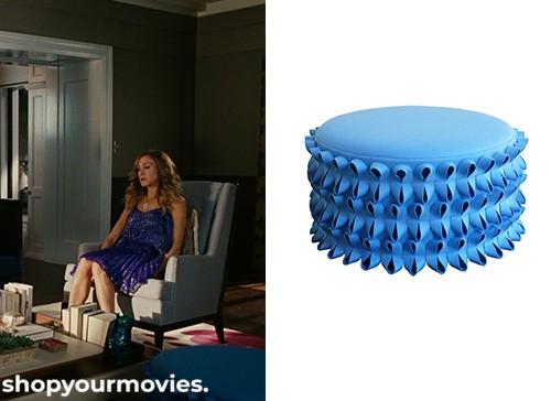 Sex and The City 2: Carrie and Big’s Apartment Ottoman Chair