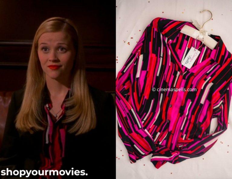 Legally Blonde: Elle’s Pink and Black Striped Blouse