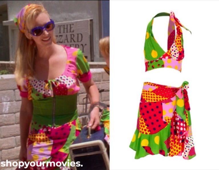 Romy and Michele’s High School Reunion: Michele’s Polka Dot Patchwork Dress