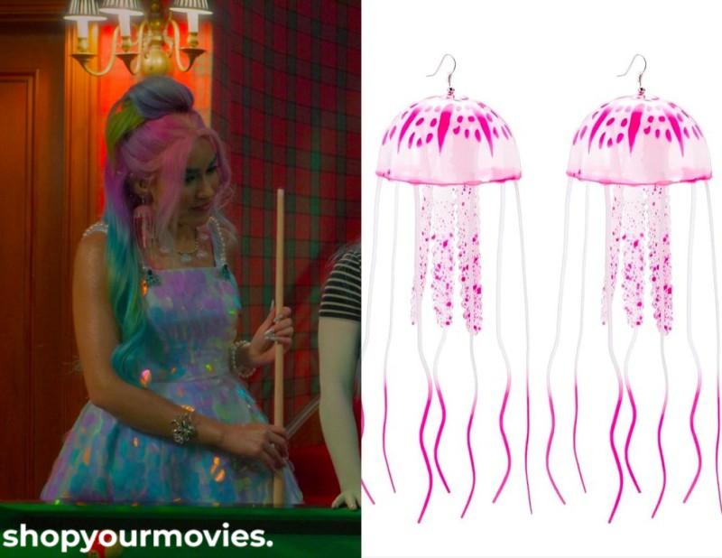 Monster High 2: Lagoona’s Pink Jellyfish Earrings