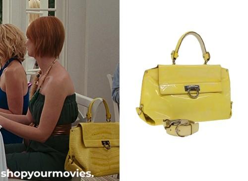 Sex and The City 2: Miranda’s Yellow Phyton Bag