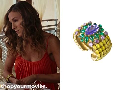 Sex and The City 2: Carrie’s Yellow Bracelet with Tanzanite and Swarovski