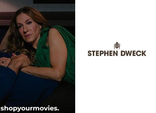 Sex and The City 2: Carrie’s Green One Shoulder Dress