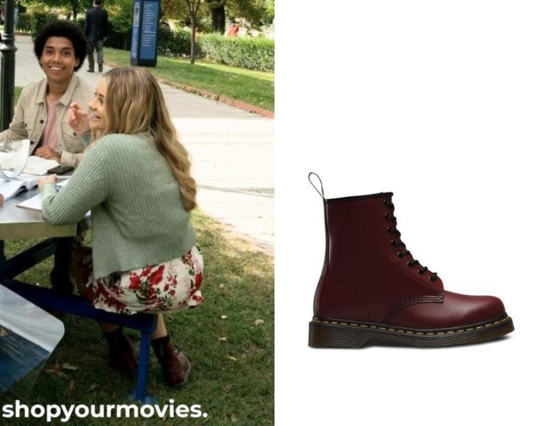 After We Fell: Tessa’s Cherry Lace Up Boots