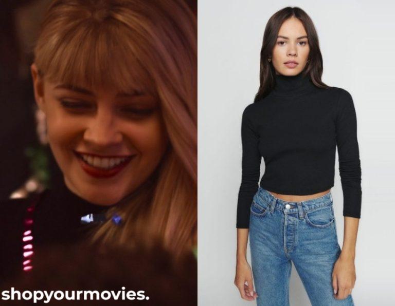 After Ever Happy: Tessa’s Black Cropped Turtleneck