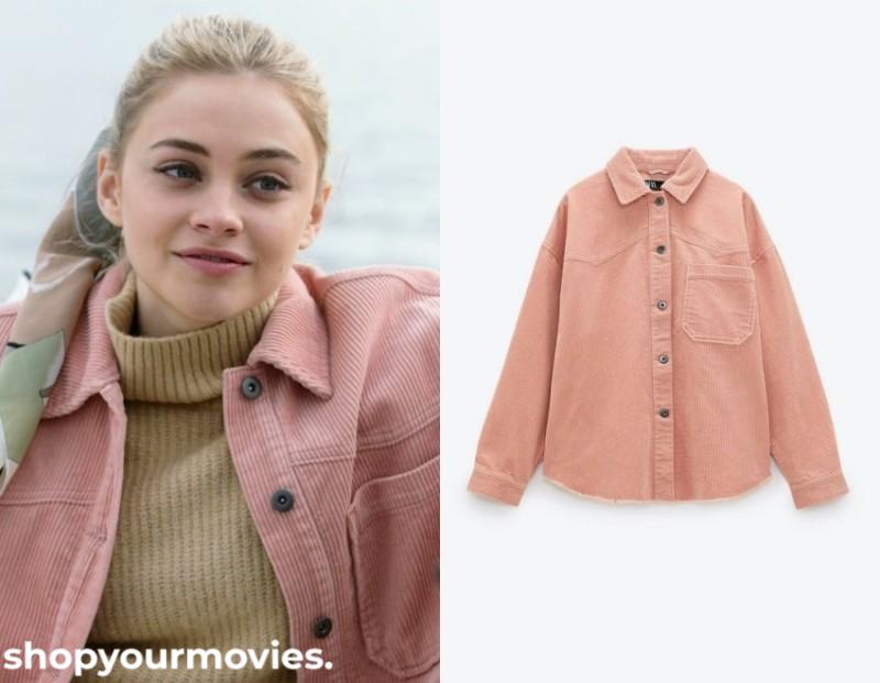 After We Fell: Tessa’s Corduroy Pink Jacket