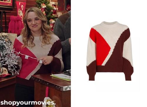 Holiday Touchdown: A Chiefs Love Story: Alana’s Colorblock Sweater