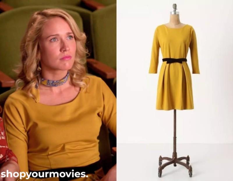 Pitch Perfect: Aubrey’s Yellow Dress with Black Bow Belt