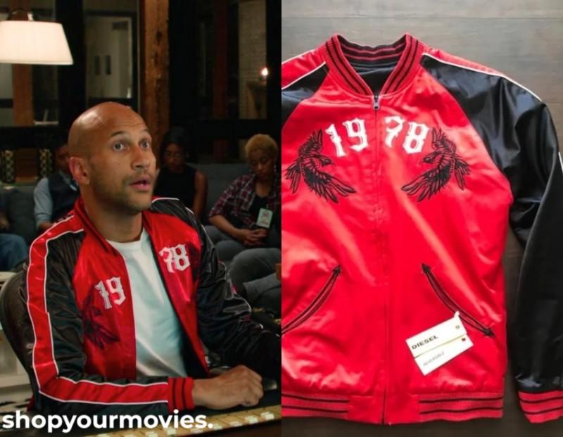 Pitch Perfect 2: Sammy’s Black-red Bomber Jacket