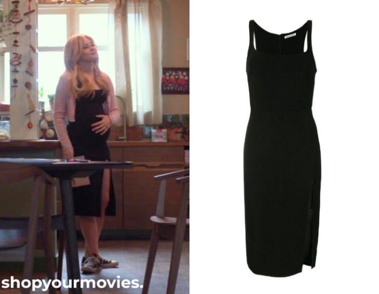 After Everything: Tessa’s Black Midi Sleeveless Dress