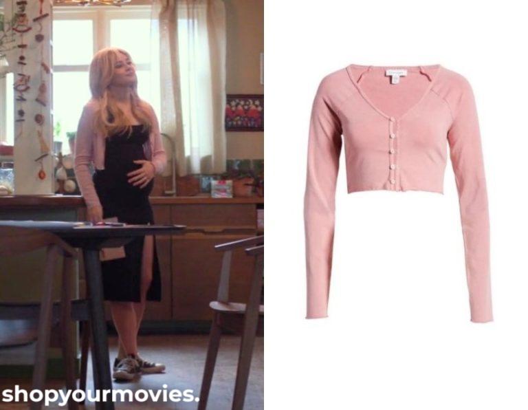 After Everything: Tessa’s Pink Cropped Cardigan