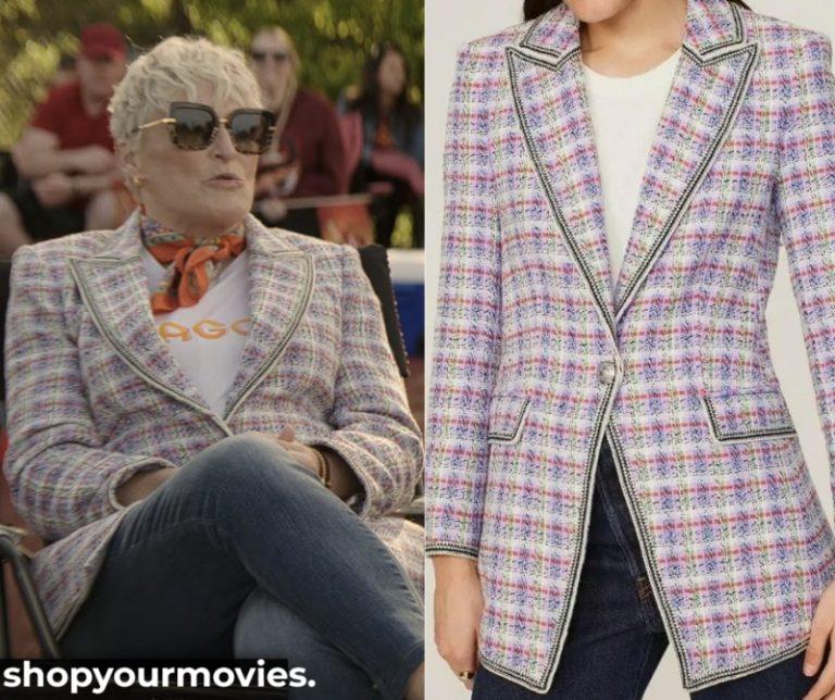 Back in Action: Ginny’s Purple Tweed Blazer