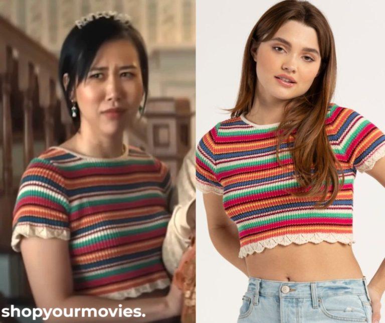 You’re Cordially Invited: Kelly’s Ribbed Knit Cropped T-Shirt