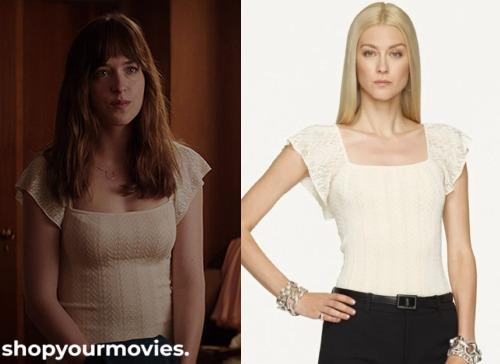 Fifty Shades of Grey: Anastasia’s Cream Knit Top