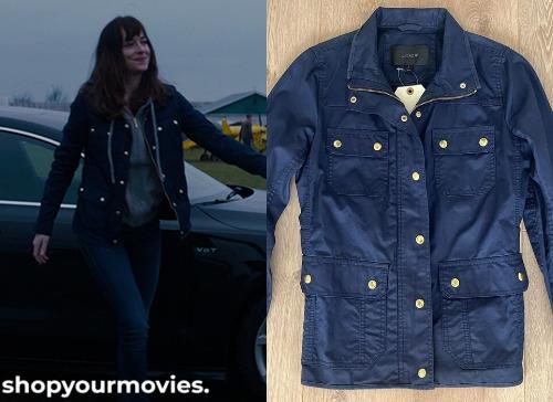 Fifty Shades of Grey: Anastasia’s Navy Jacket