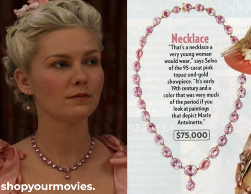 Marie Antoinette: Marie Antoinette’s Pink Gemstone Necklace