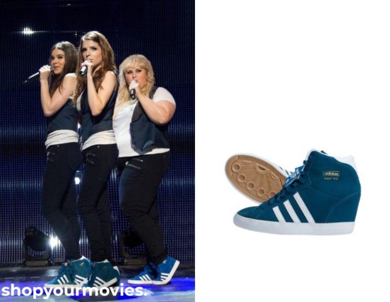 Pitch Perfect 2: The Bellas’ Turquoise Wedge Sneakers