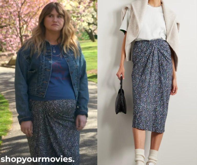 Kinda Pregnant: Kate’s Draped Floral Midi Dress