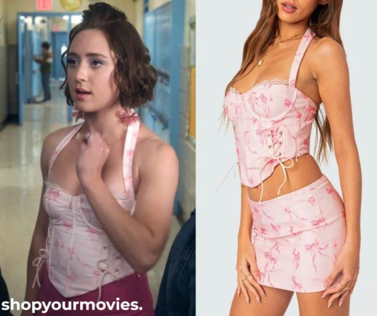 Kinda Pregnant: Shirley’s Lace-Up Bustier Top