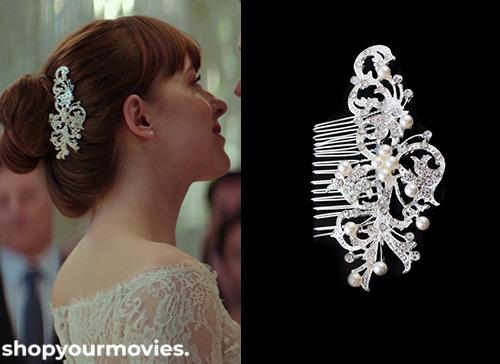 Fifty Shades Freed: Anastasia’s Wedding Hair Brooch