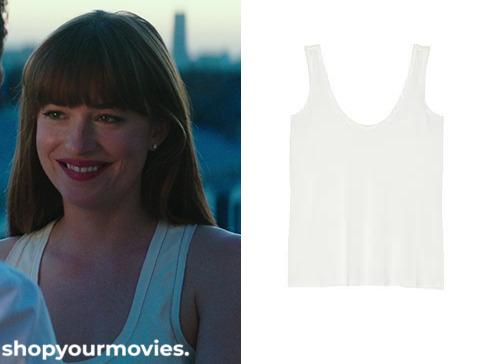 Fifty Shades Freed: Anastasia’s White Tank Top