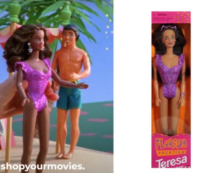 Life-Size: Eve Doll’s Purple Swimsuit