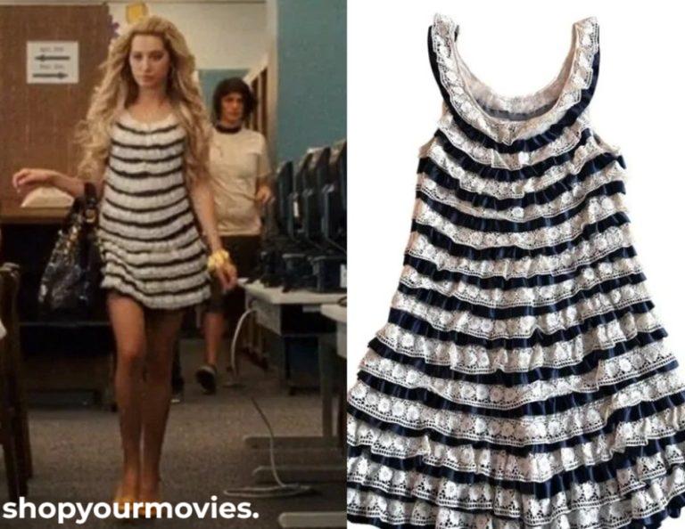 High School Musical 3: Sharpey’s Black and White Ruffled Dress