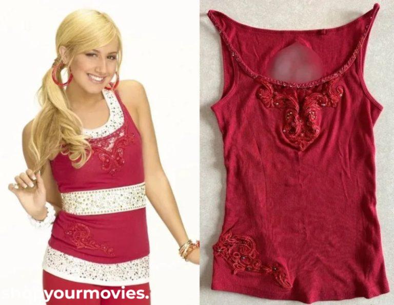 High School Musical: Sharpey’s Red Beaded Tank Top