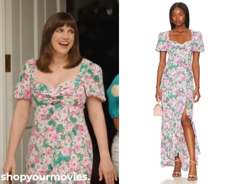 Bride Hard: Virginia’s Floral Puff Sleeve Midi Dress