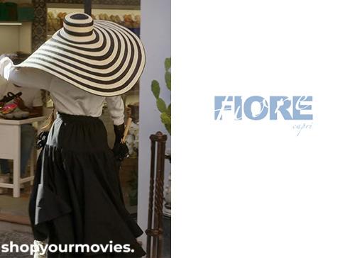 Another Simple Favor: Emily’s Striped Large Hat