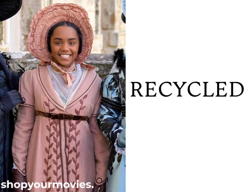 Sense & Sensibility 2024: Meg’s Pink Embroidered Pelisse