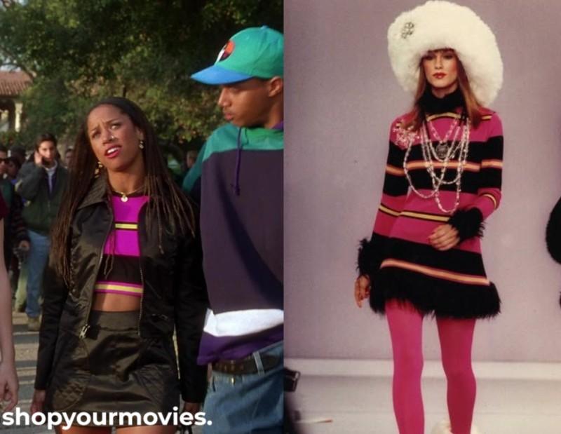 Clueless: Dionne’s Pink Striped Top