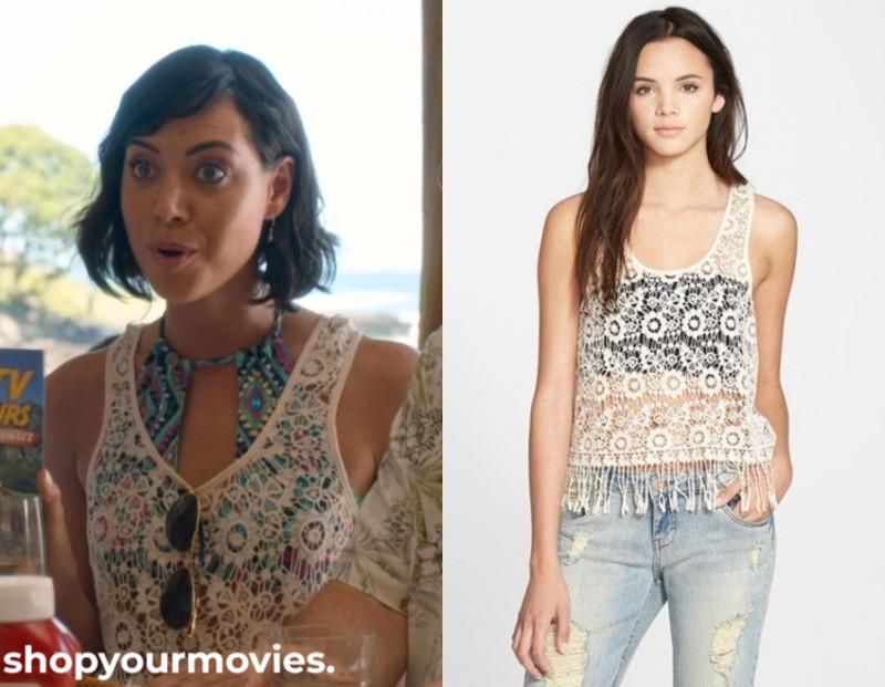 Mike and Dave Need Wedding Dates: Tatiana’s Crochet Racerback Tank