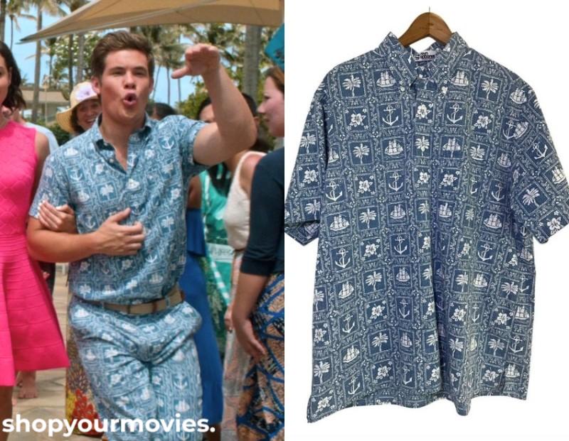 Mike and Dave Need Wedding Dates: Mike’s Hawaiian Print Button Down Shirt