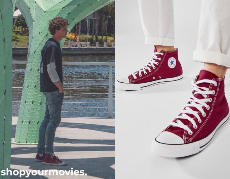 Fear of Rain: Caleb’s Burgundy Sneakers