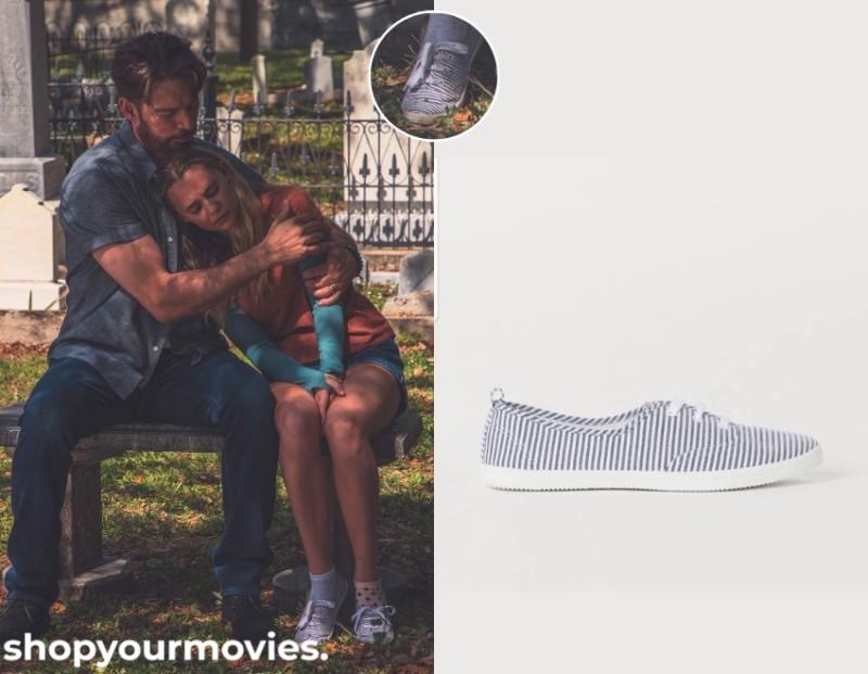 Fear of Rain: Rain’s Blue/ White Canvas Sneakers