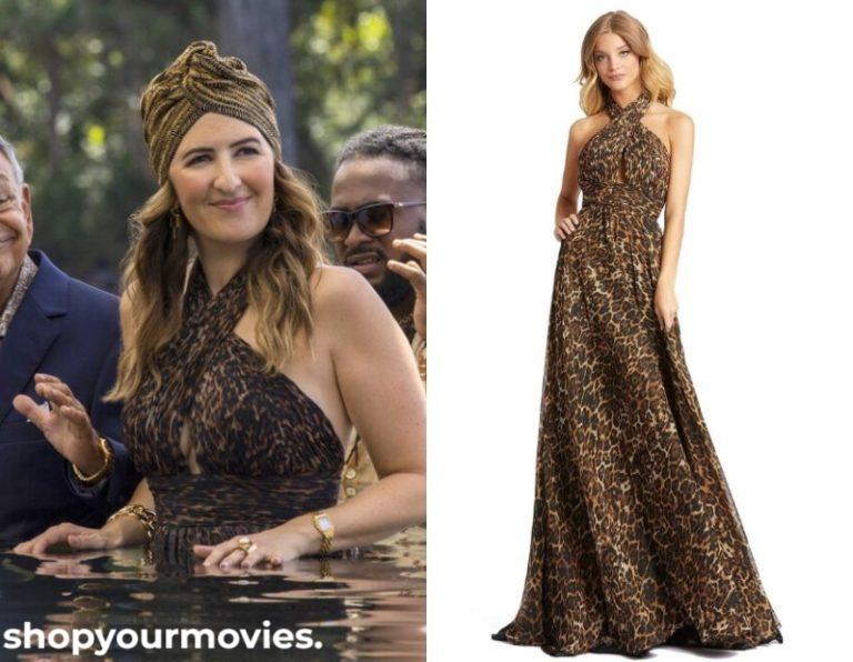 Shotgun Wedding: Harriet’s Animal Printed Halter Gown