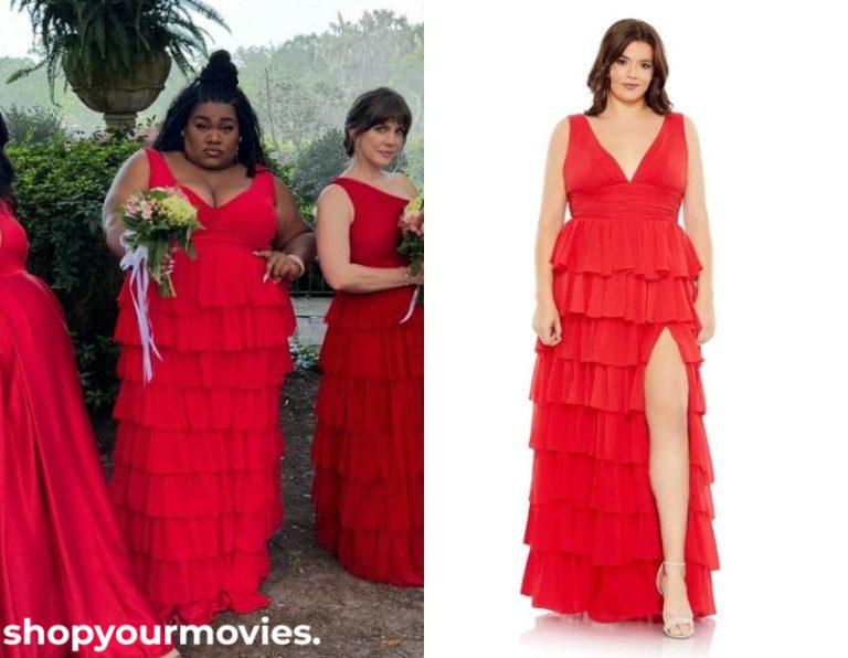 Bride Hard: Lydia’s Red Ruffle Dress