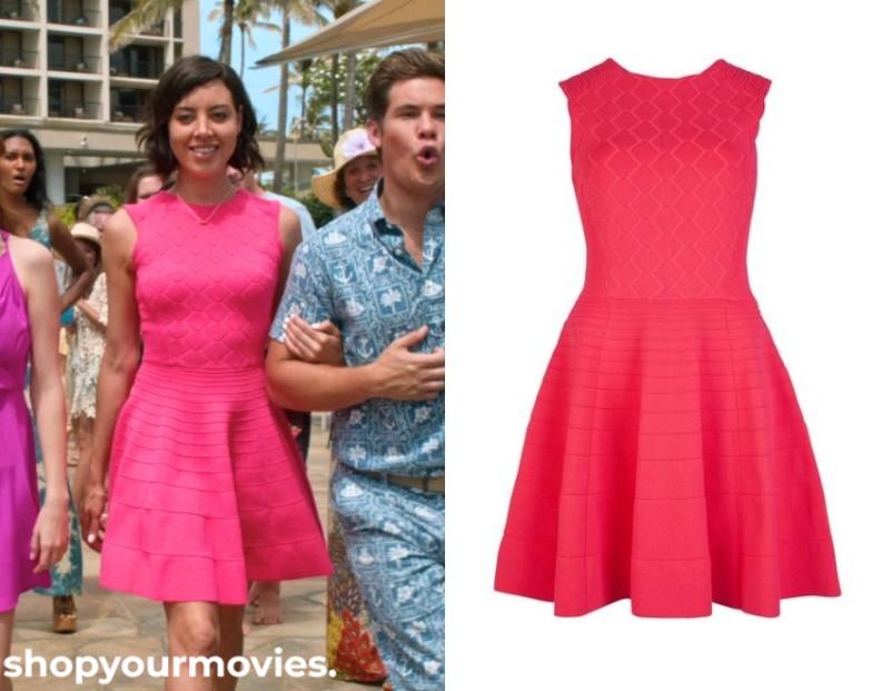 Mike and Dave Need Wedding Dates: Tatiana’s Pink Detailed Dress