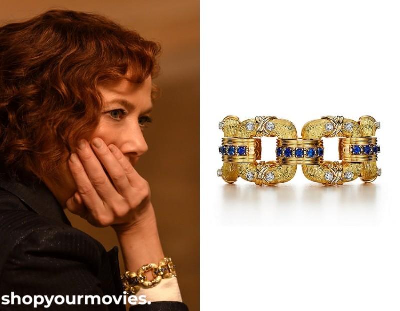 Death on the Nile: Euphemia’s Gold/Blue Bracelet