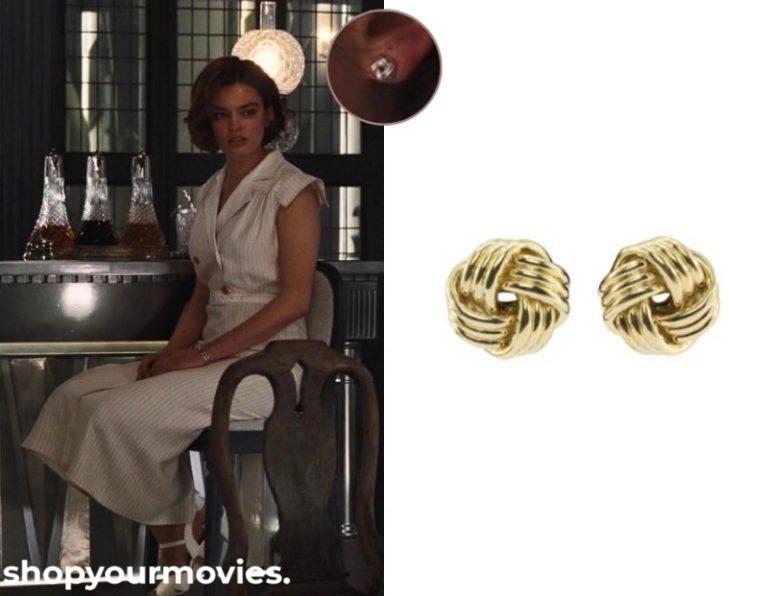 Death on the Nile: Jacqueline’s Knot Silver Stud Earrings
