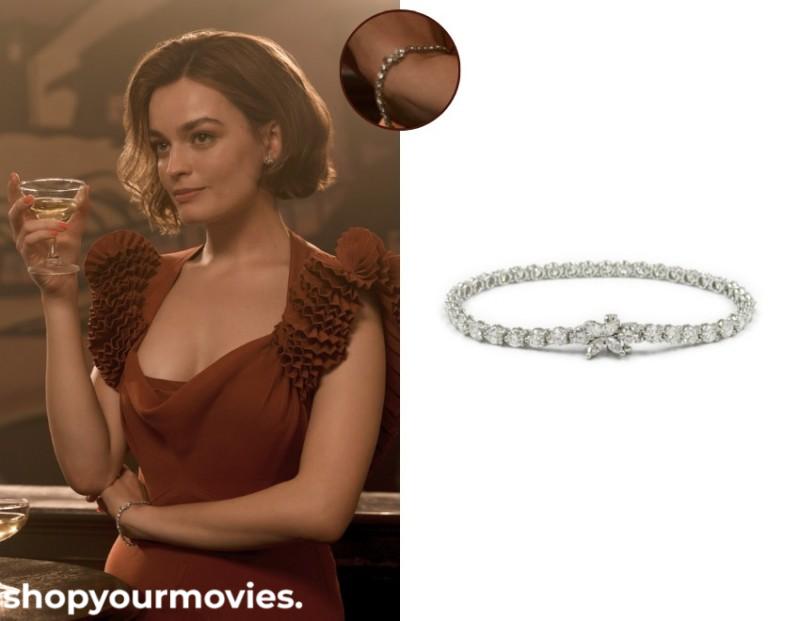 Death on the Nile: Jacqueline’s Silver Diamond Bracelet