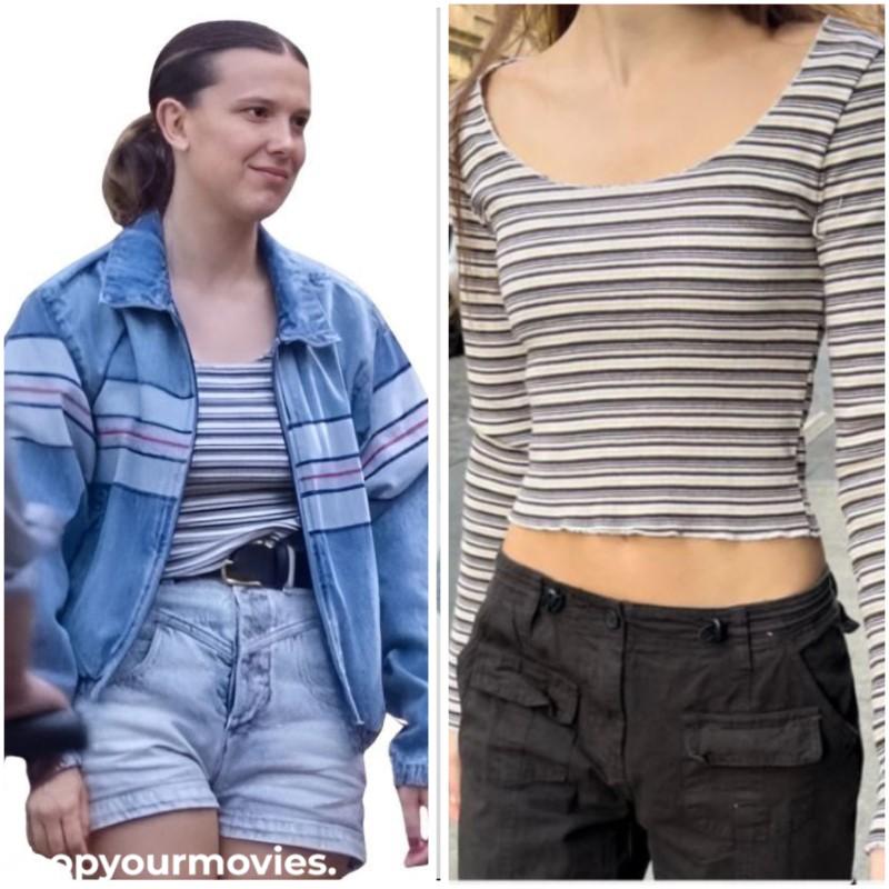 The Electric State; Michelle´s Brandy Melville McKenna striped top