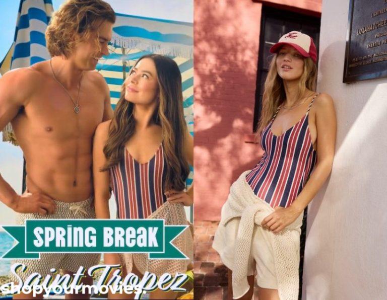 The Wrong Paris: Dawn’s One Piece Striped Swimsuit