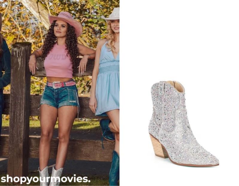 The Wrong Paris: Lexi’s Rhinestone Western Booties